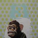 Chimp #3, 30.5" x 40", acrylic on mylar